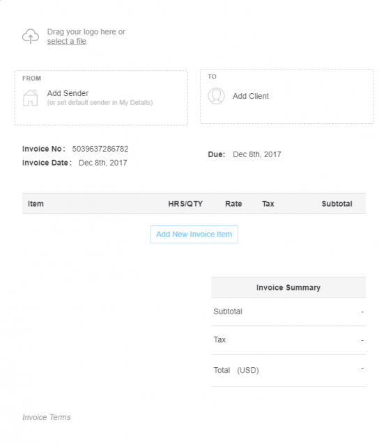 Invoice Format 7 Basic Structure Elements for writing Invoices