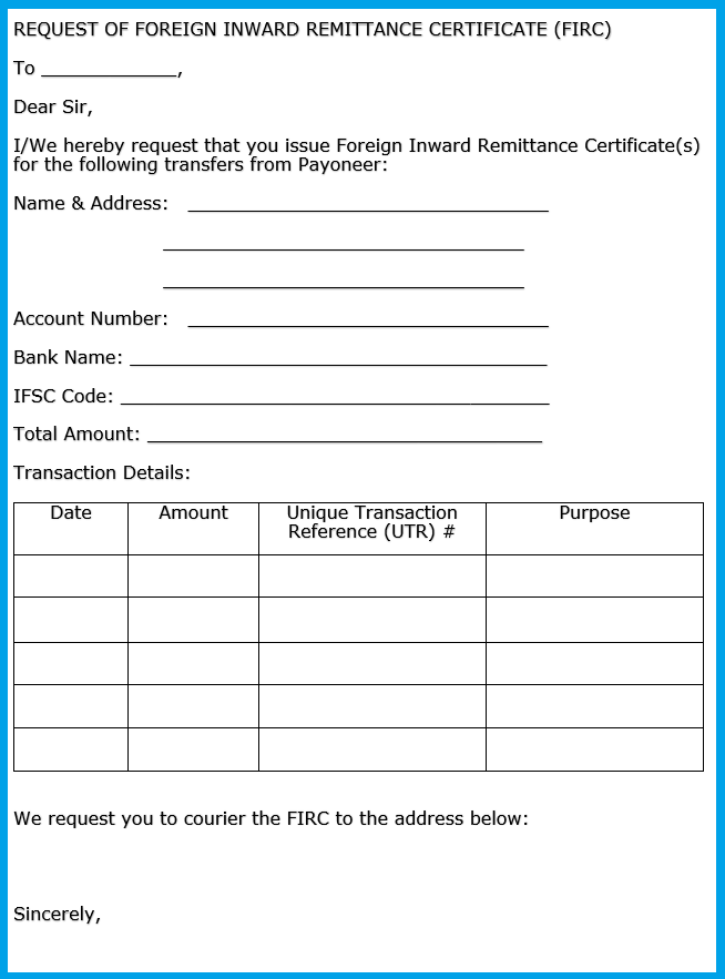 Firc How To Get Firc E Firc Certificate In India