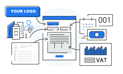 generate invoice with your logo