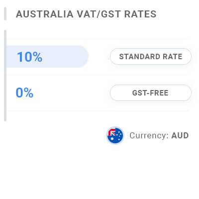 Australia VAT Rates