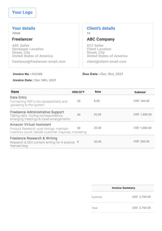 Receipt Template 📃 Free Invoice Generator